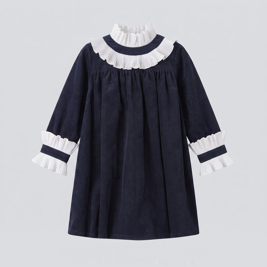 Vestido micropana marino