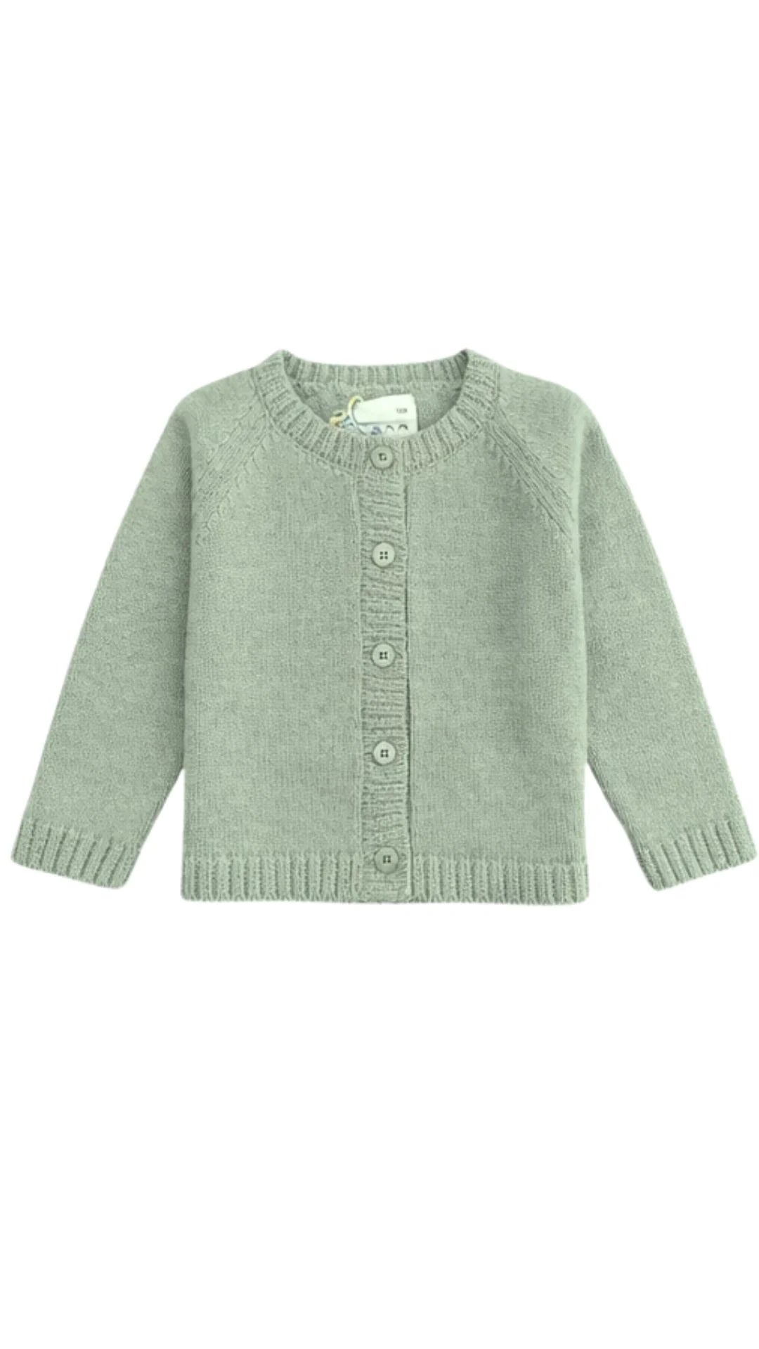 Chaqueta Knit Verde Agua