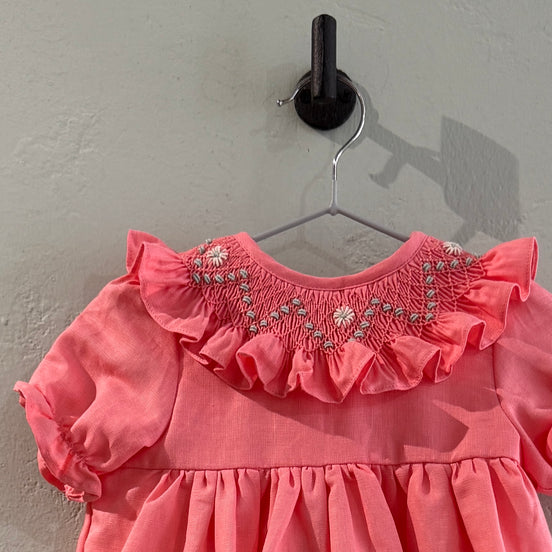 Vestido Coral Smock
