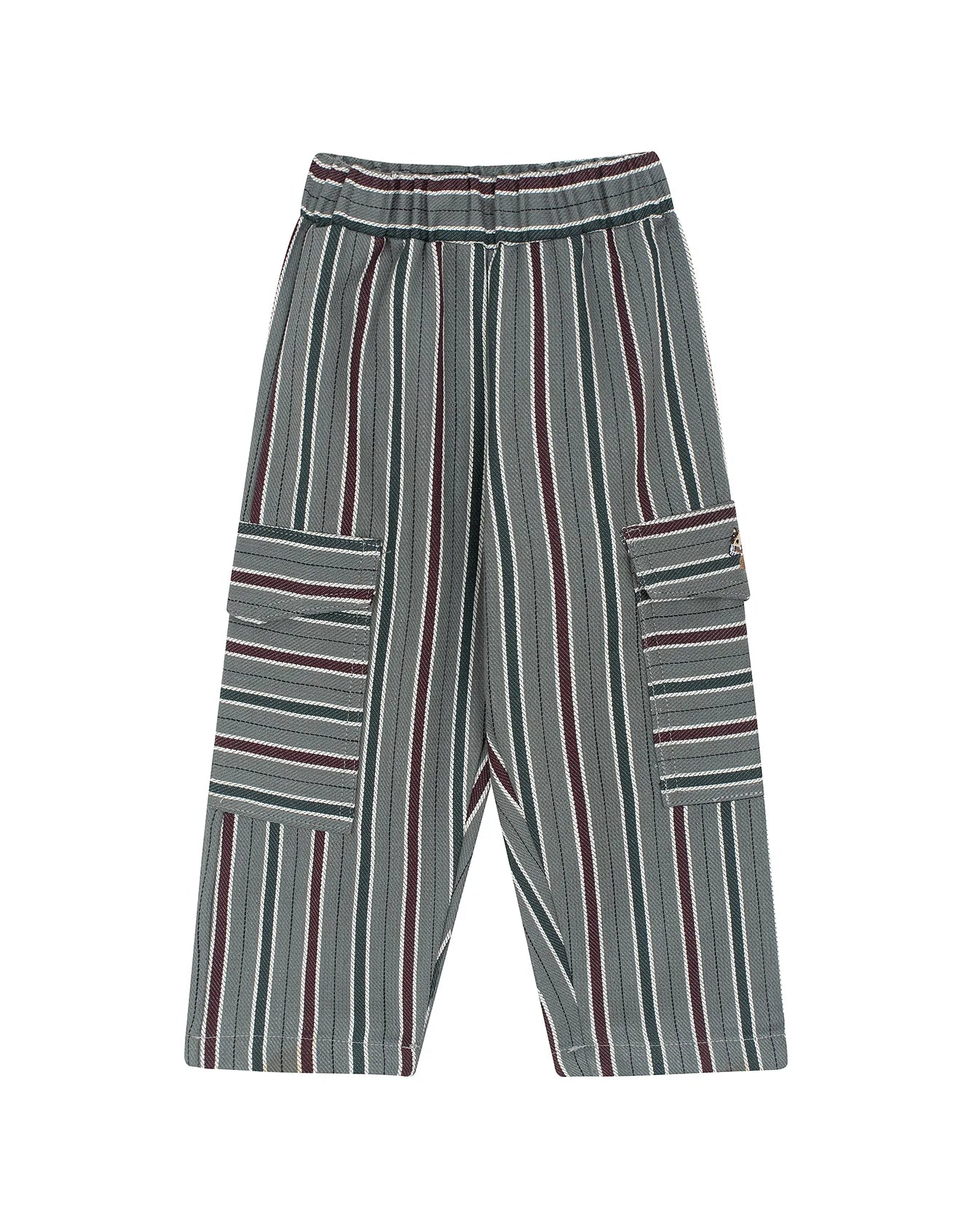 Pantalón riscas verde