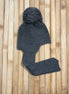 Gorro bufanda gris oscuro
