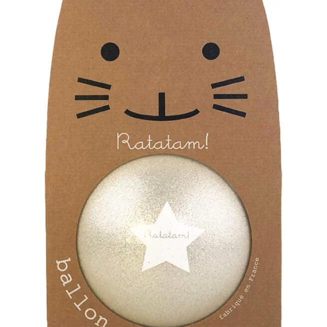 Pelota Glitter Plata