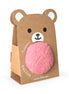 Pelota peluche rosa
