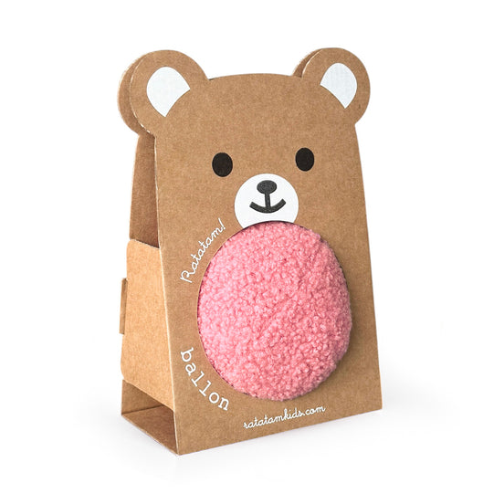 Pelota peluche rosa