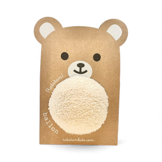Pelota peluche blanco