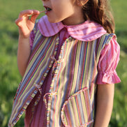 Chaleco Stripes & Flowers
