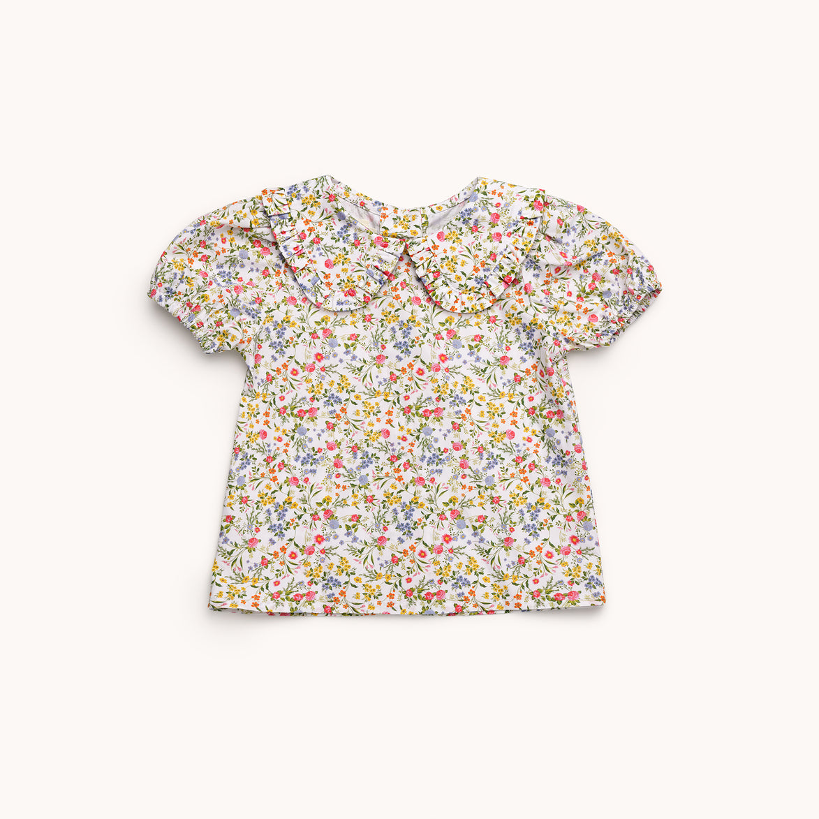 Blusa niña Chambray