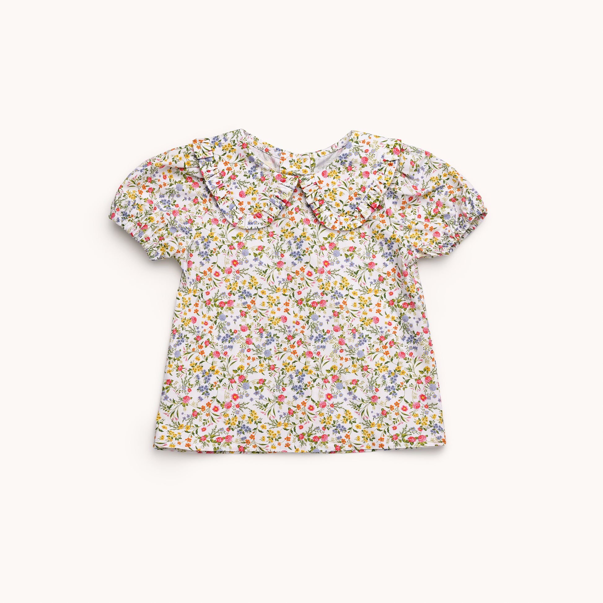 Blusa niña Chambray