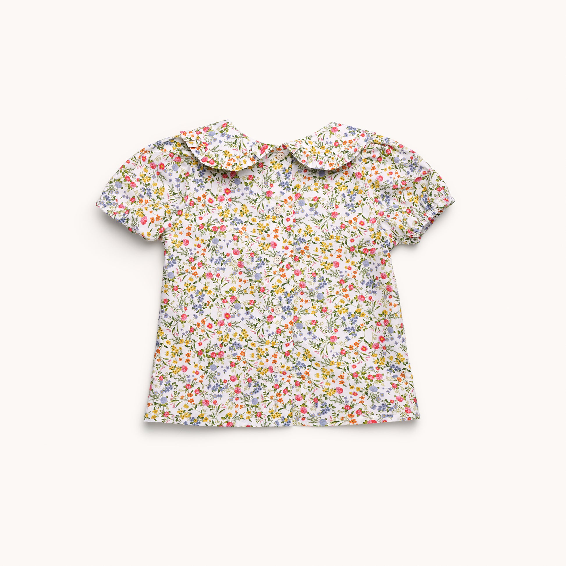 Blusa niña Chambray