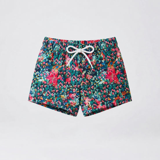 Boxer lycra flor marino