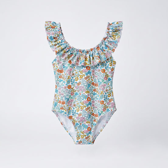 Bañador lycra flor colores