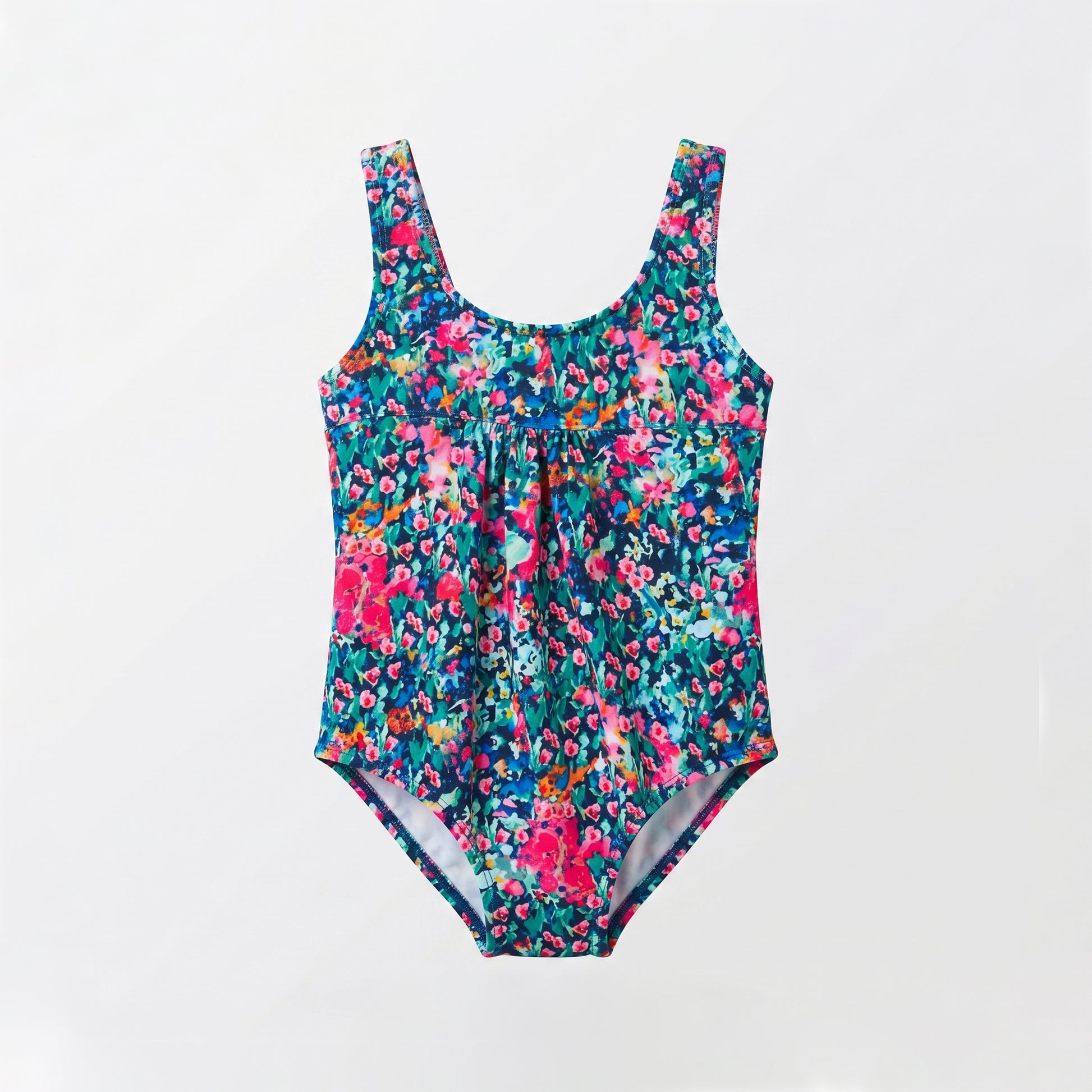 Bañador bebé flor marino