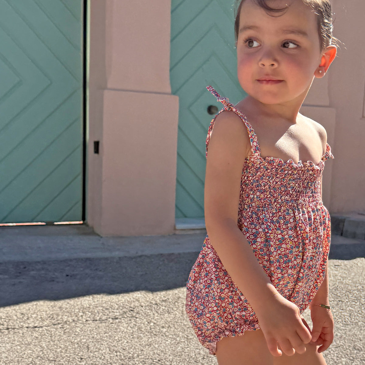 Bañador niña  Liberty Flores