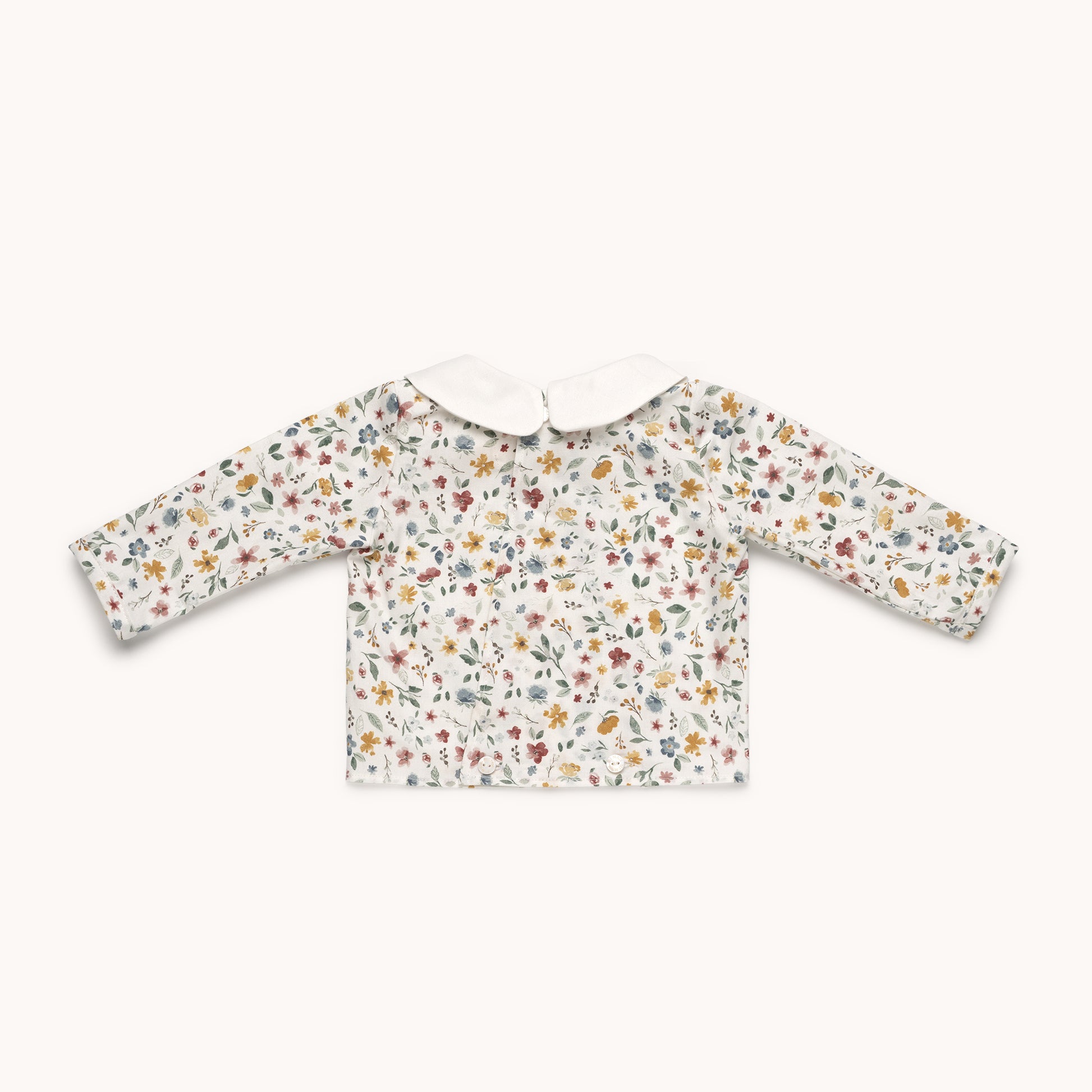 Batista bebé cuello blanco bloom 0-3m