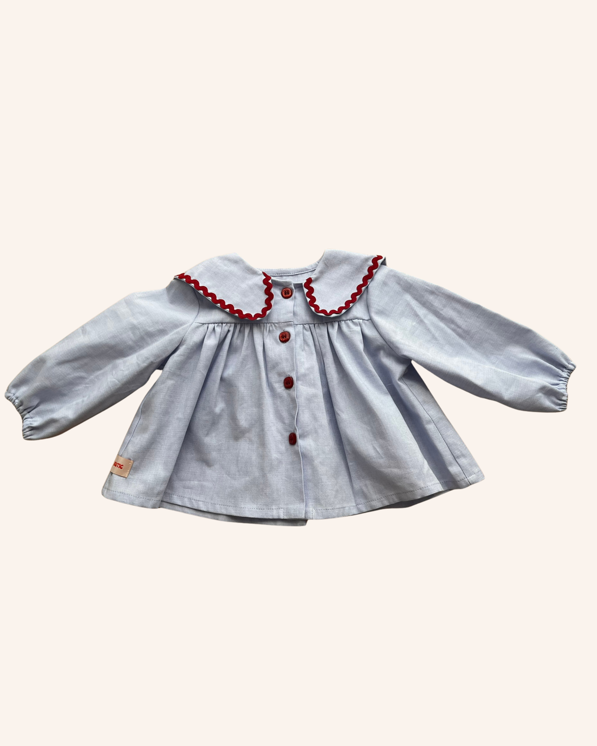 Blusa cuello bebe azul PICNIC