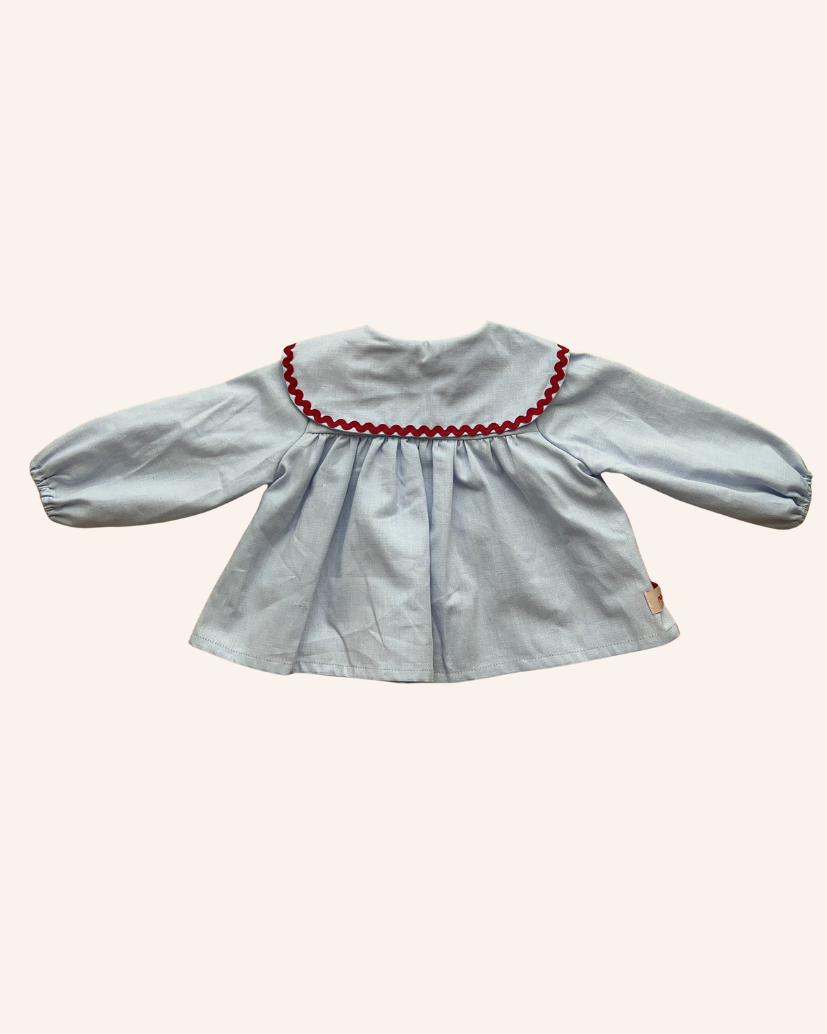 Blusa cuello bebe azul PICNIC