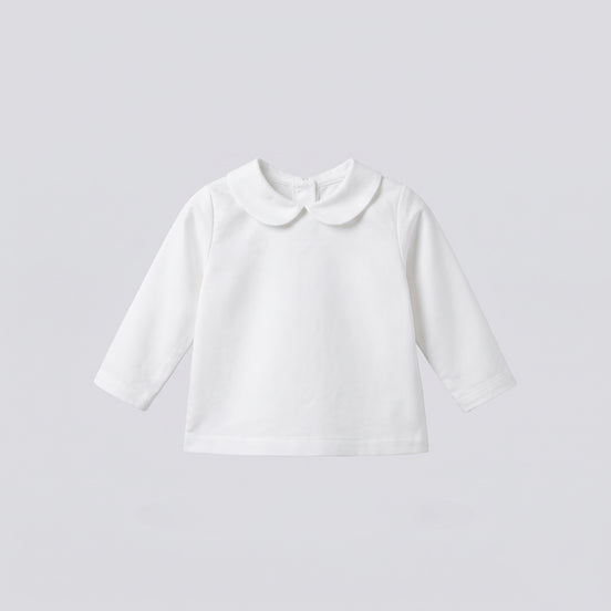 Blusa bebé oxford blanca