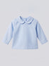 Blusa bebé oxford celeste