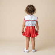 Blusa cuello marinero