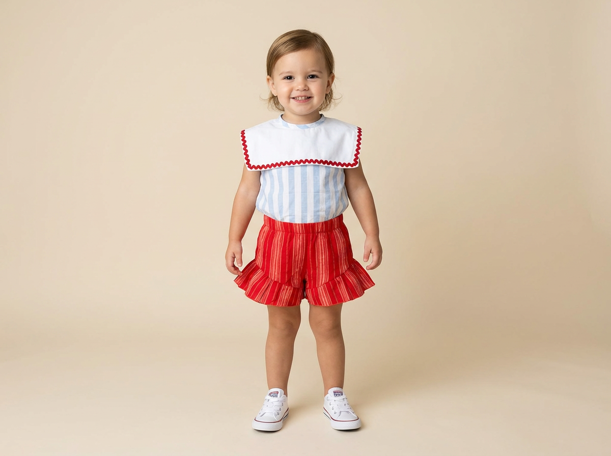 Blusa cuello marinero