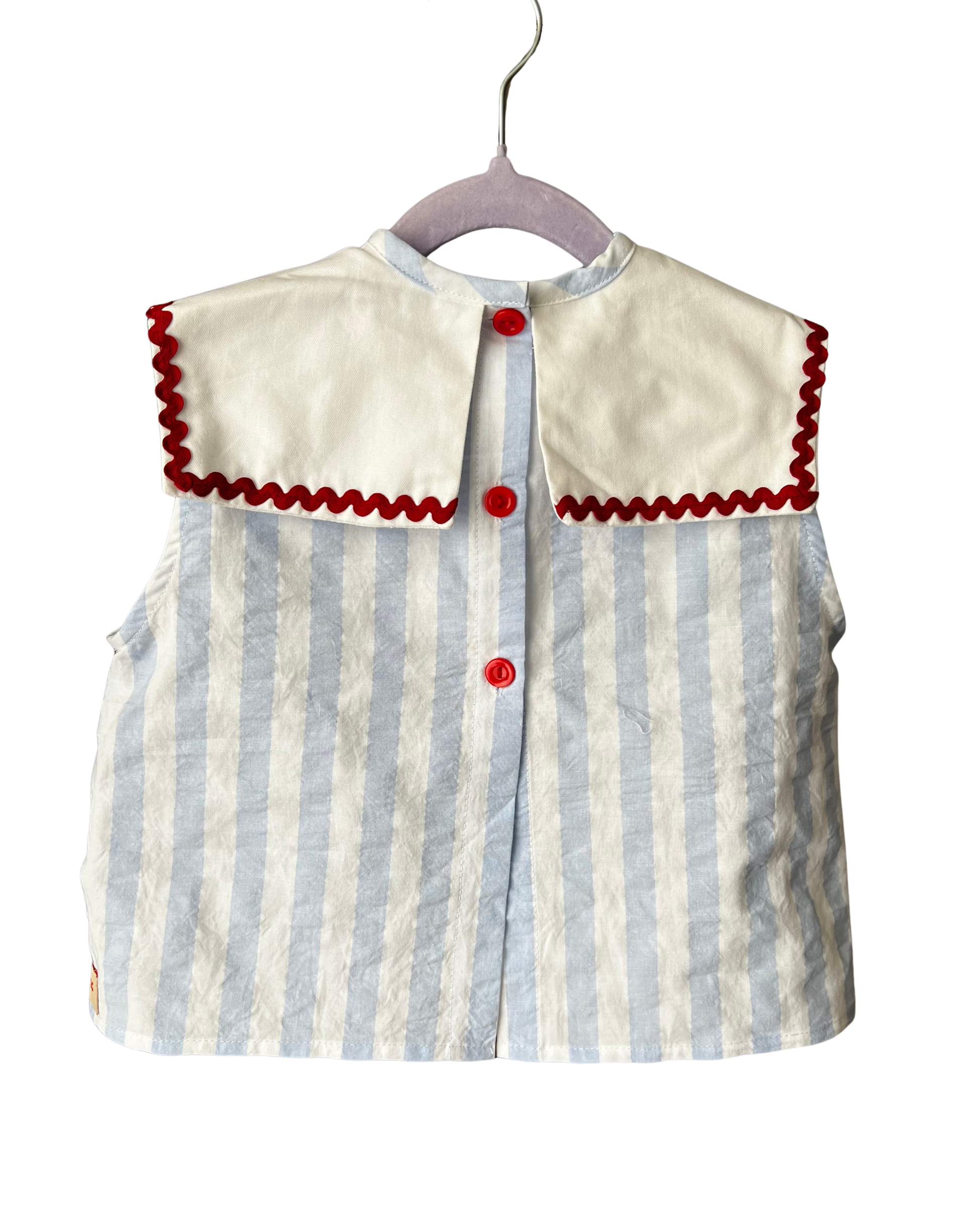 Blusa cuello marinero