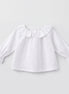 Blusa bebé blanca volante