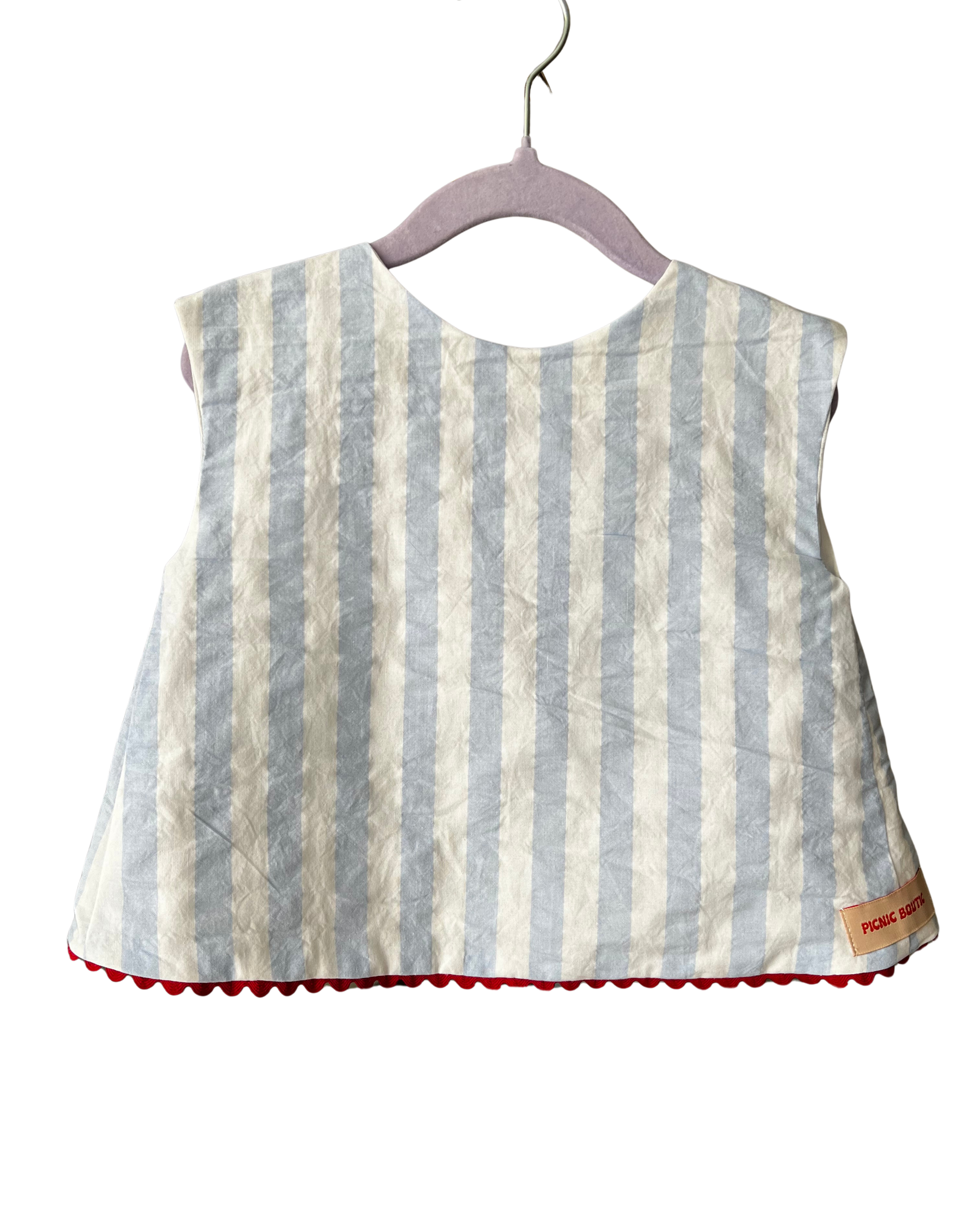 Blusa espalda cruzada Marinera