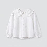 Blusa petalos oxford blanco