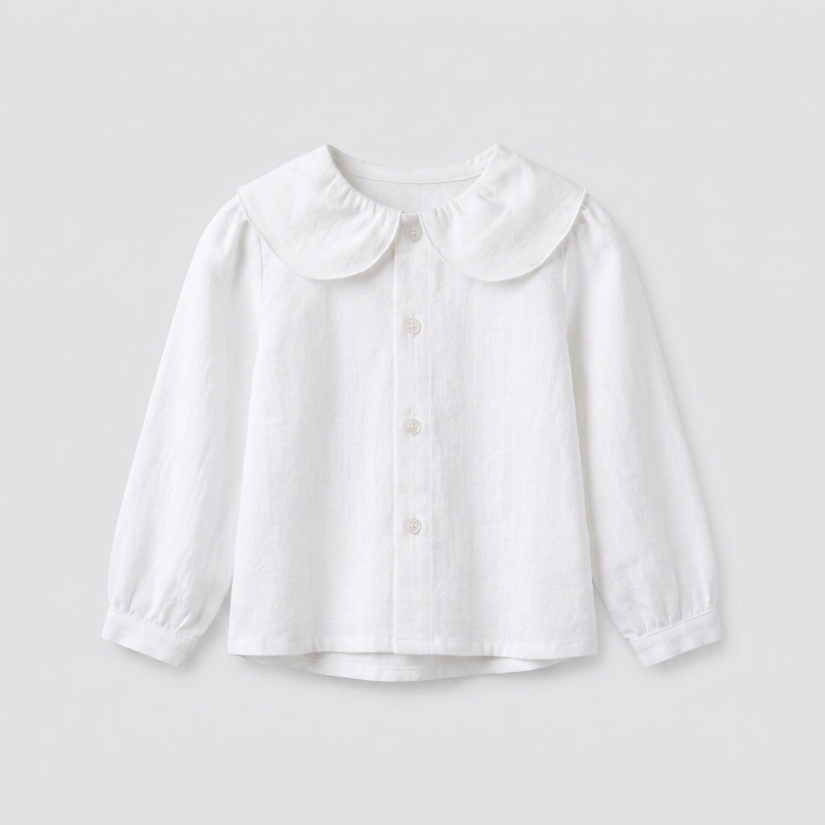 Blusa petalos oxford blanco