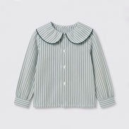 Blusa petalos rayas verdes