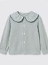 Blusa petalos rayas verdes