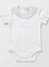 Body smock celeste manga corta