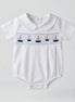 Pijama bombacho barcos blanco