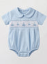 Pijama bombacho barcos celeste