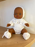 Muñeca Pocholita pelele blanco