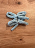Pack 2 lazos con pinza celeste
