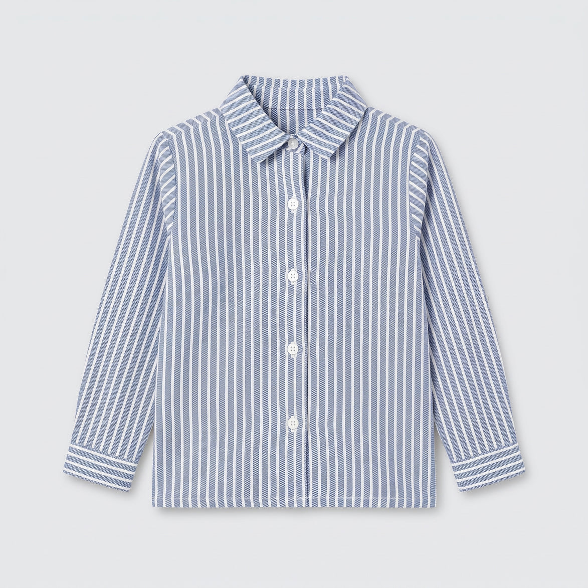 Camisa oxford rayas azules