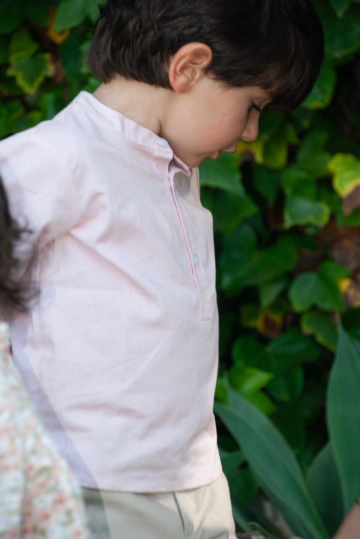 Polera oxford rosa