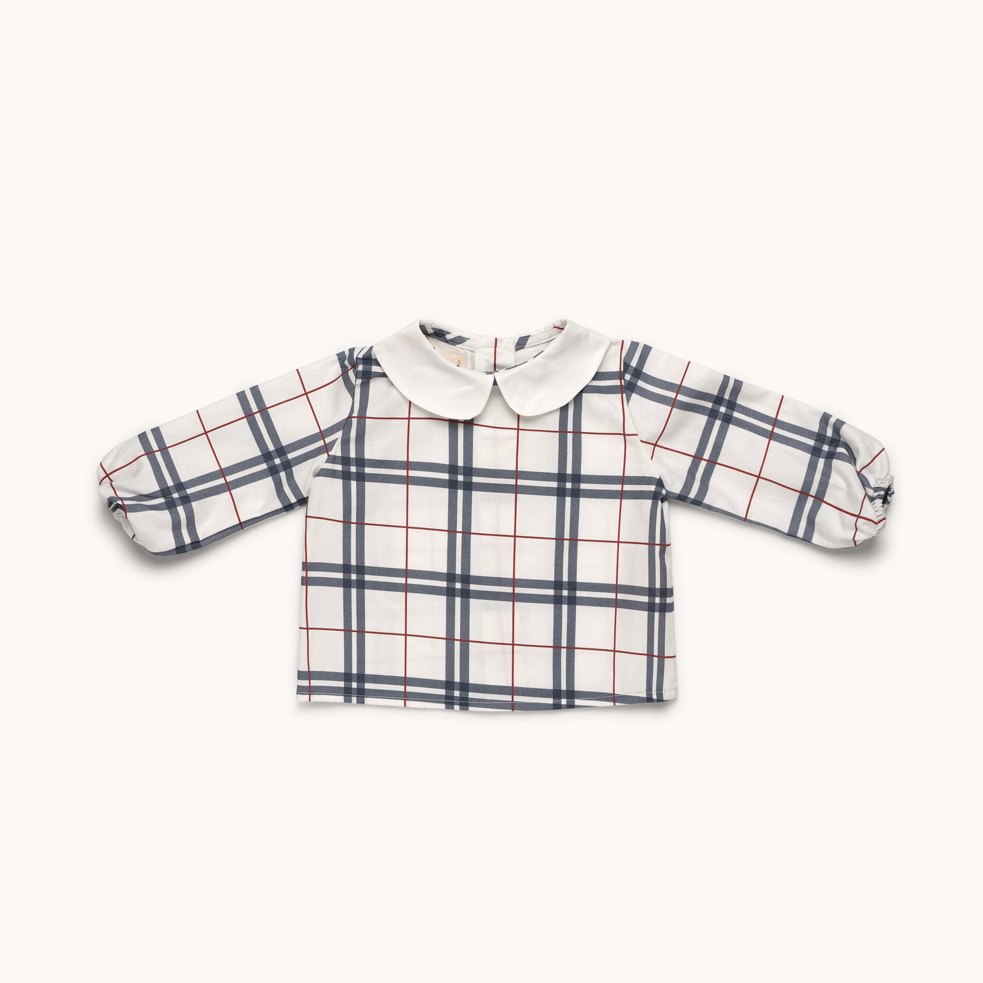 Blusa bebé oxford cuadros