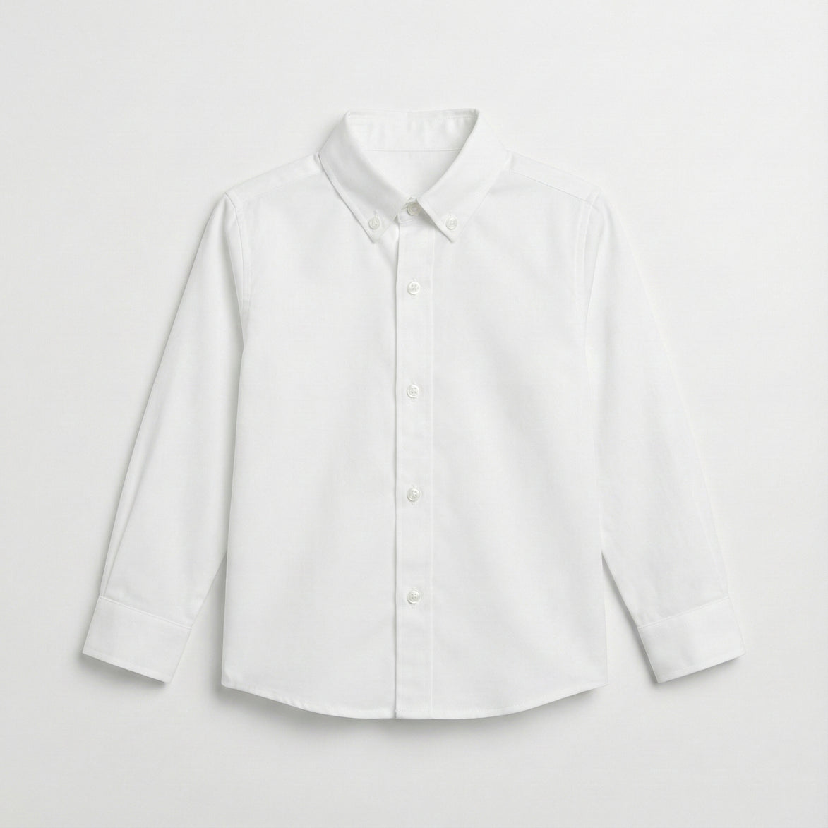 Camisa cuello oxford blanco
