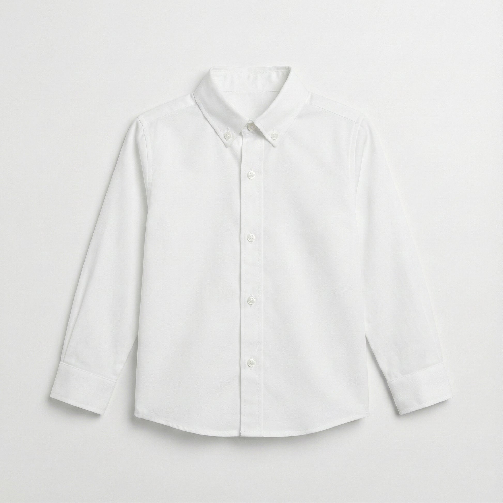 Camisa cuello oxford blanco