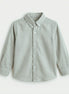 Camisa cuello oxford verde