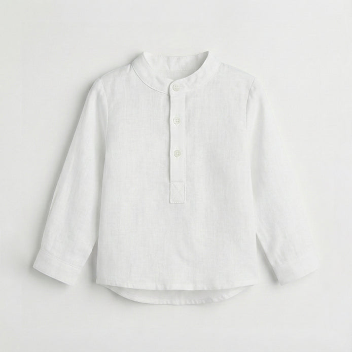 Polera oxford blanco