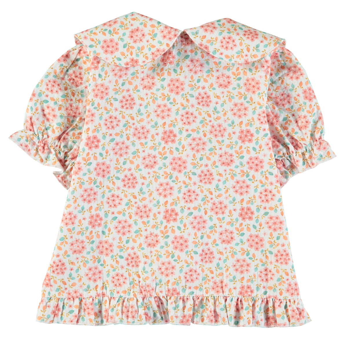 Blusa volante cruzado flores fresquilla