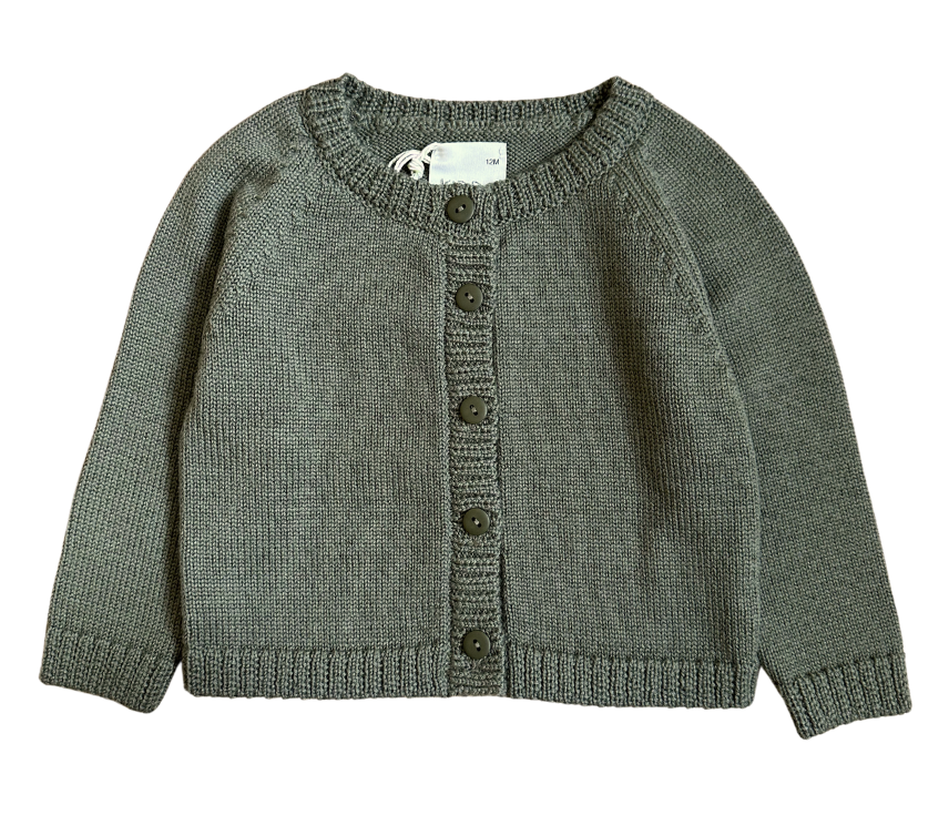 Chaqueta gruesa merino verde