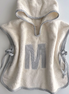 Poncho toalla Personalizado| Balmaseda | Denim Rayas