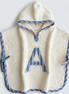Poncho toalla Personalizado| Marea | Rayas Azul