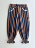 Pantalón bombacho Castaño - rayas