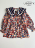 Blusa jaretas Castaño - Rayas y flores