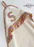 Toalla capa personalizada | Avellana | Flores rosas